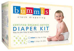 Bummis Organic Cotton Diaper Kit Bummis Organic Cotton Diaper Kit